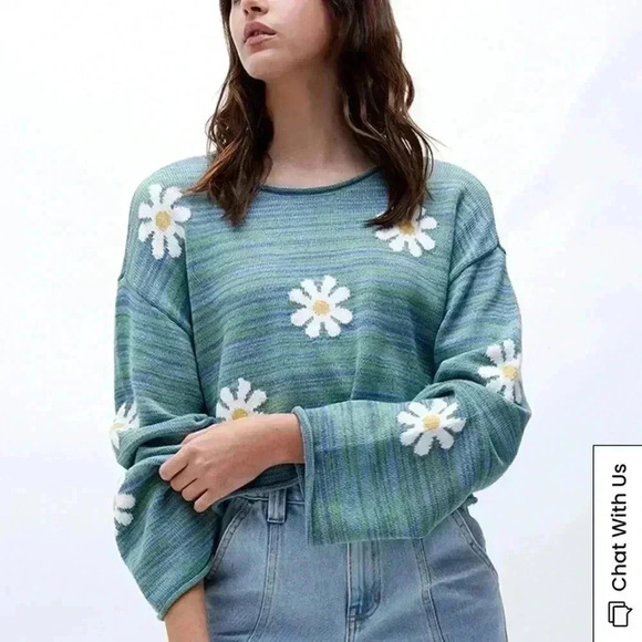 LA hearts Daisy Chain sweater - Picture 1 of 8